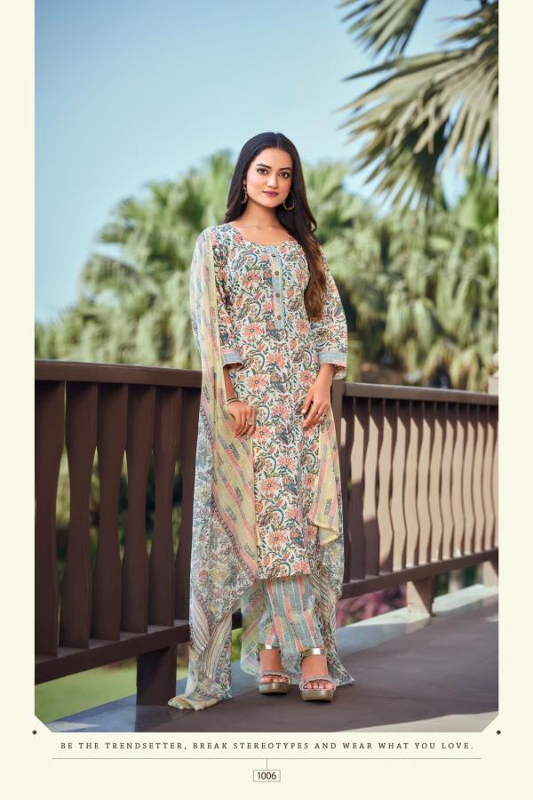 Tips And Tops Summer Fashion Vol 4 Fancy Kurti Pant With Dupatta